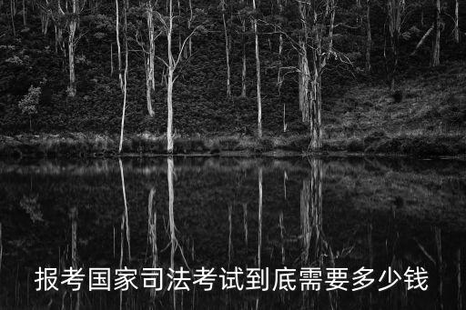 報考國家司法考試到底需要多少錢