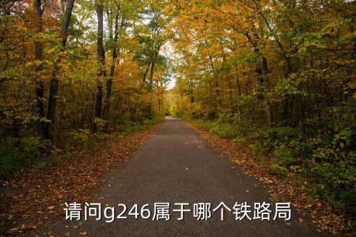 請問g246屬于哪個鐵路局