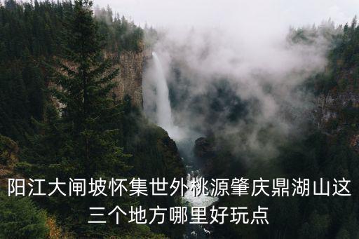 陽江大閘坡懷集世外桃源肇慶鼎湖山這三個地方哪里好玩點
