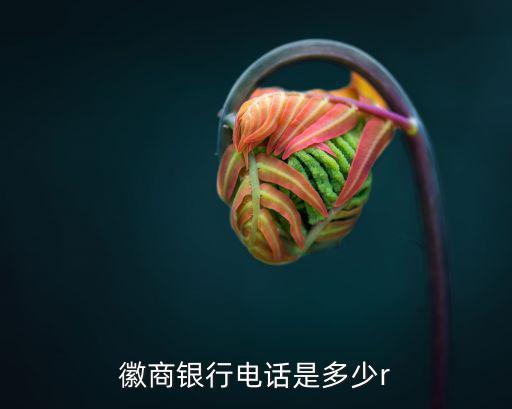 徽商銀行電話是多少r