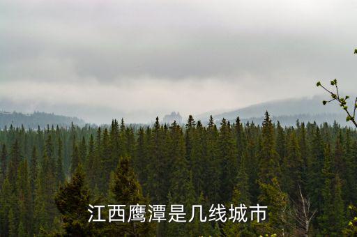 江西鷹潭是幾線城市