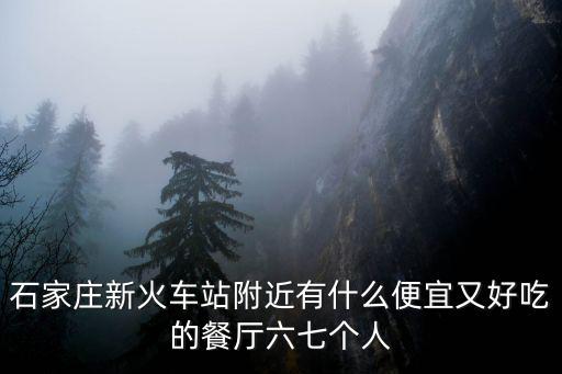 石家莊新火車站附近有什么便宜又好吃的餐廳六七個人