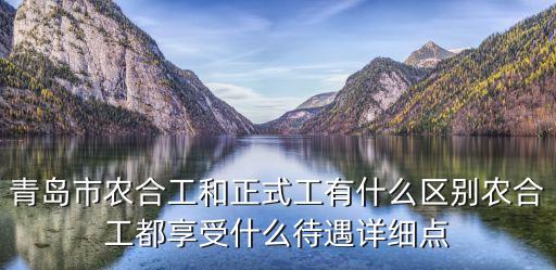 合工，廠農合工是什么意思