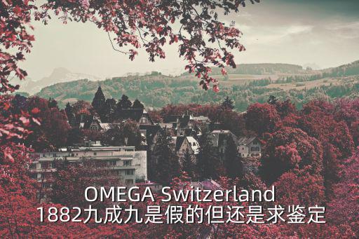 OMEGA Switzerland 1882九成九是假的但還是求鑒定