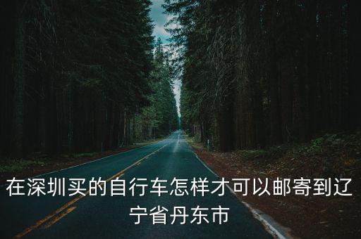 在深圳買的自行車怎樣才可以郵寄到遼寧省丹東市