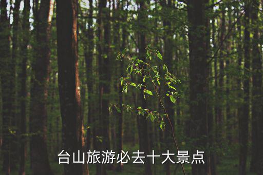 臺山旅游必去十大景點