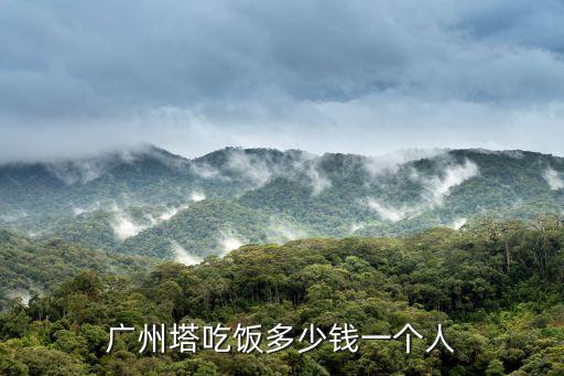 廣州塔吃飯多少錢一個人