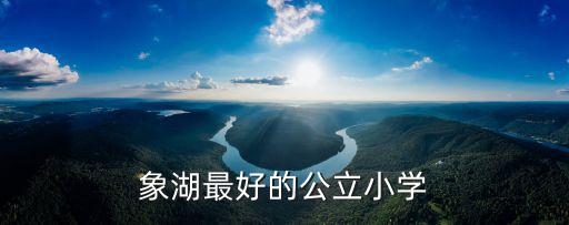 象湖最好的公立小學