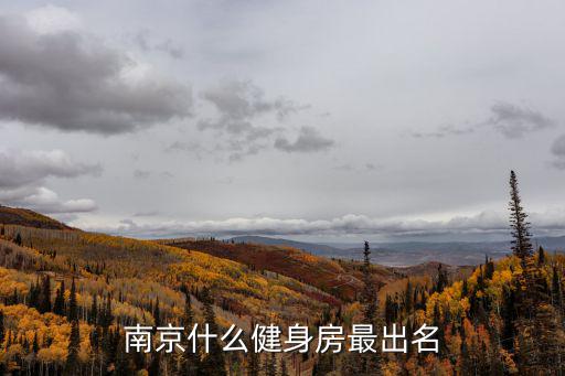 南京什么健身房最出名
