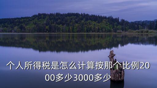 個人所得稅是怎么計算按那個比例2000多少3000多少
