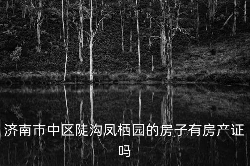 濟南市中區陡溝鳳棲園的房子有房產證嗎