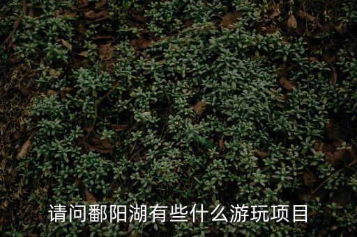 鄱陽湖旅游，請(qǐng)問鄱陽湖有些什么游玩項(xiàng)目