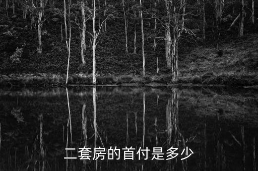 二套房首付，第二套房首付多少