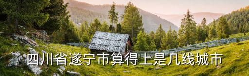 四川省遂寧市算得上是幾線城市