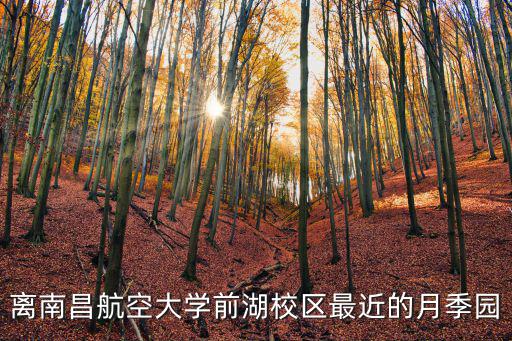 離南昌航空大學前湖校區最近的月季園
