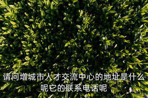 增城人才網(wǎng)，廣東廣州增城人才市場具體在那個位置有誰知道的告訴我謝謝