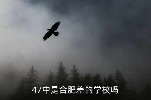 47中是合肥差的學校嗎