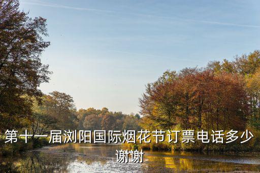 第十一屆瀏陽國際煙花節訂票電話多少謝謝