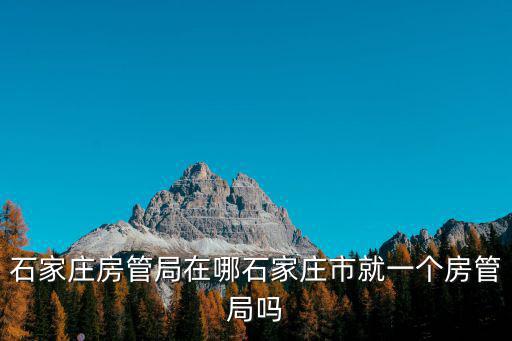 石家莊房管局，石家莊房管局和民政局聯網了嗎