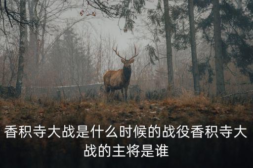 香積寺，香積寺大戰是什么時候的戰役香積寺大戰的主將是誰