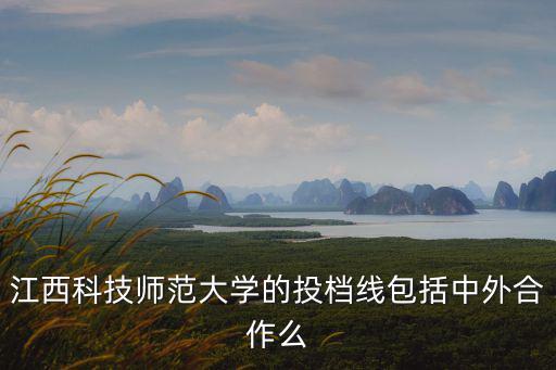 江西科技師范大學(xué)的投檔線包括中外合作么