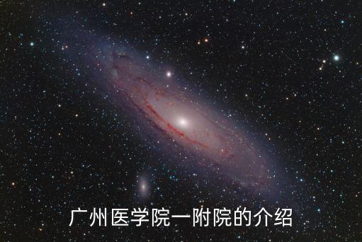 廣州醫(yī)學(xué)院一附院的介紹