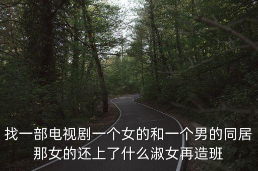 找一部電視劇一個女的和一個男的同居那女的還上了什么淑女再造班