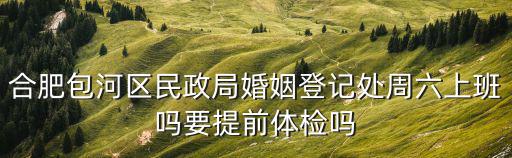 包河區(qū)民政局，合肥包河區(qū)民政局下午辦理離婚手續(xù)嗎