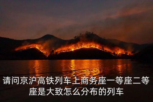 請問京滬高鐵列車上商務座一等座二等座是大致怎么分布的列車