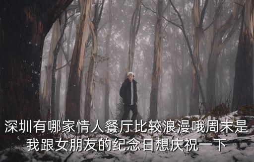 深圳有哪家情人餐廳比較浪漫哦周末是我跟女朋友的紀(jì)念日想慶祝一下