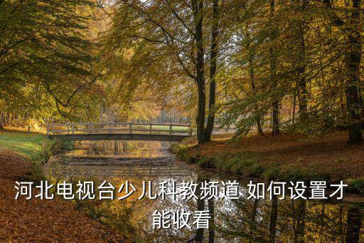 河北電視臺少兒科教頻道 如何設置才能收看