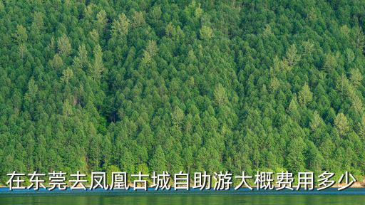 在東莞去鳳凰古城自助游大概費用多少