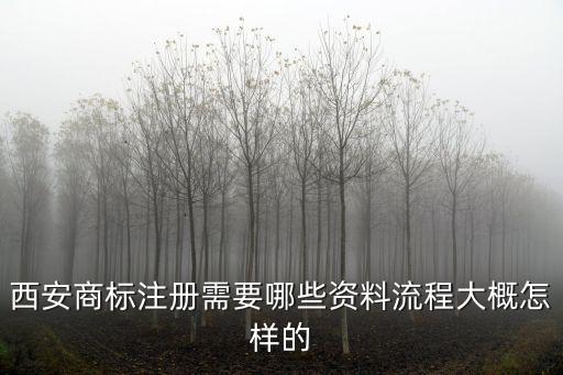 西安商標注冊需要哪些資料流程大概怎樣的