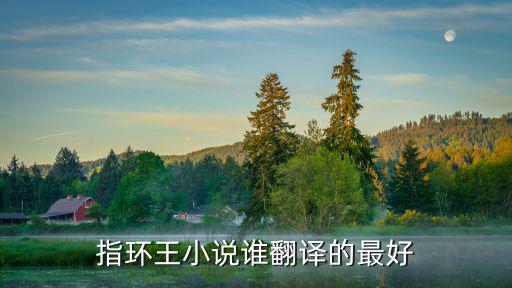 朱學恒，指環王小說誰翻譯的最好