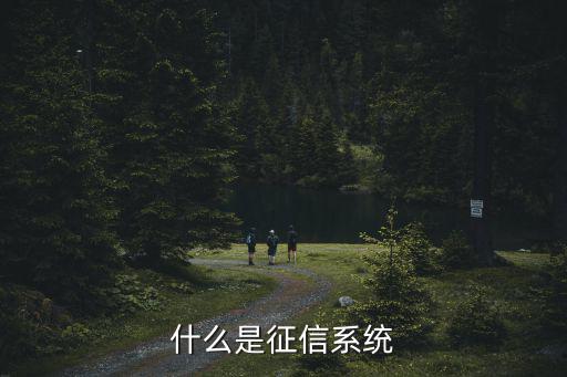 什么是征信系統(tǒng)