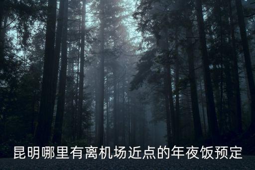 昆明哪里有離機(jī)場(chǎng)近點(diǎn)的年夜飯預(yù)定