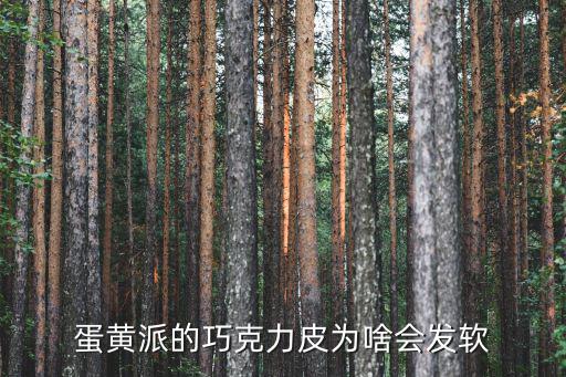 蛋黃派的巧克力皮為啥會發軟
