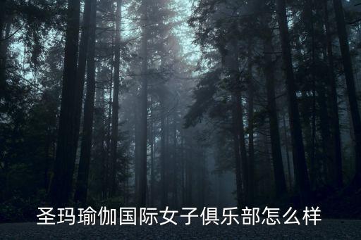 圣瑪瑜伽國(guó)際女子俱樂(lè)部怎么樣