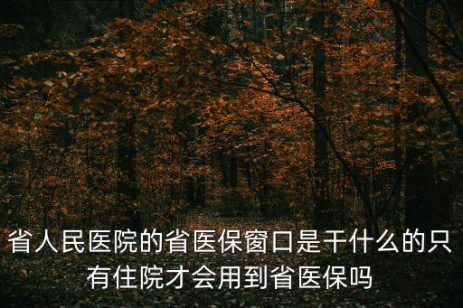 省直醫保，濟南什么人享受省直醫保