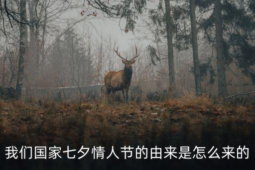 我們國家七夕情人節的由來是怎么來的