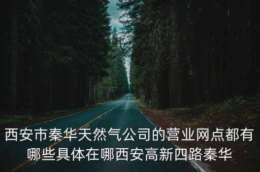 西安市秦華天然氣公司的營業網點都有哪些具體在哪西安高新四路秦華