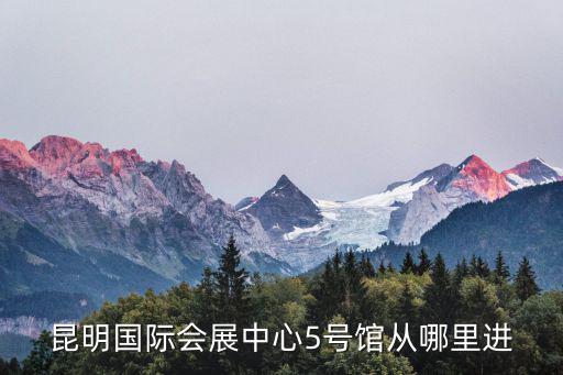 昆明國際會展中心5號館從哪里進