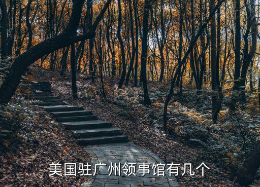 美國駐廣州領事館有幾個