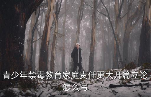 全國青少年禁毒知識競賽，青少年禁毒教育家庭責任更大開篇立論怎么寫