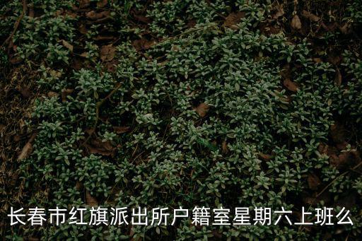長春市紅旗派出所戶籍室星期六上班么