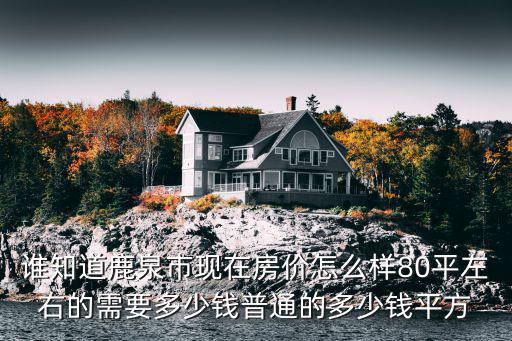 鹿泉房價，鹿泉50萬左右的房子的多少中介費