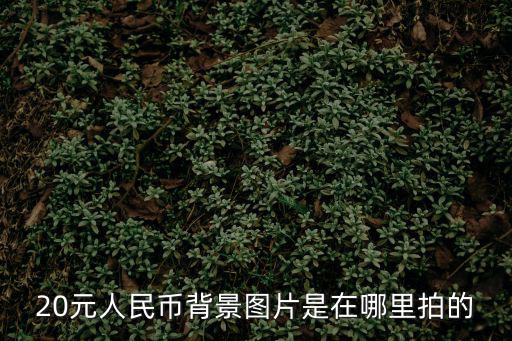 二十元人民幣圖片，十元和二十元人民幣背面的圖是中國的哪里