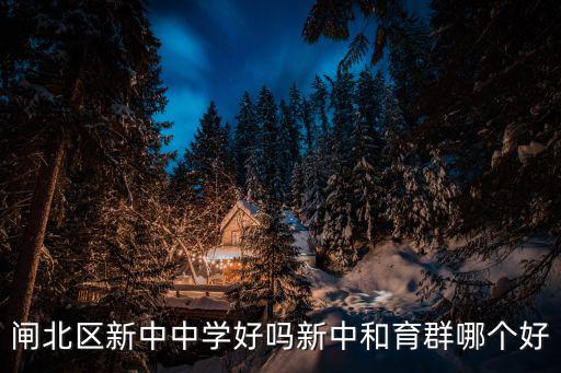 閘北區新中中學好嗎新中和育群哪個好
