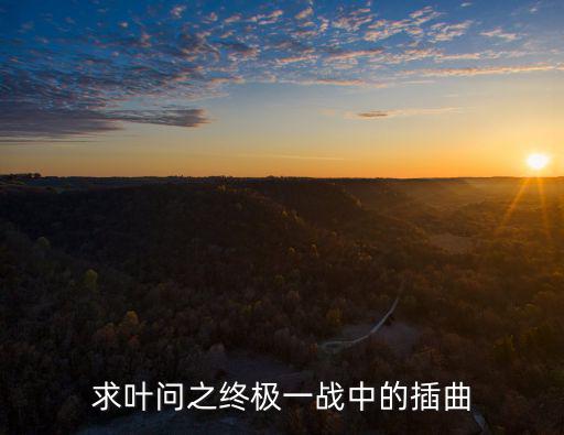 葉問終極一戰(zhàn)，求葉問之終極一戰(zhàn)中的插曲