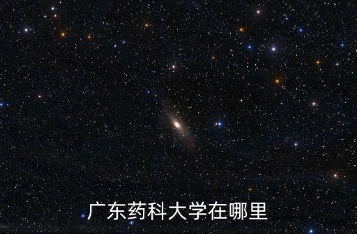 廣東藥科大學在哪里